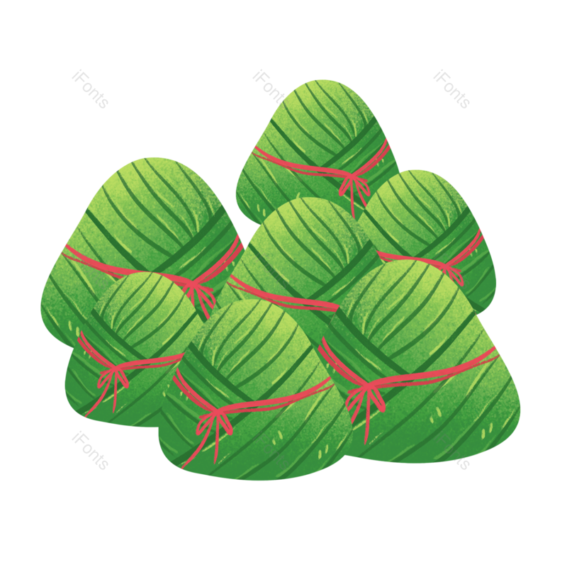 卡通素材图片,传统美食元素,卡通元素PNG,端午节免抠素材